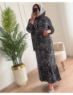 Palmiye Desen Elbise 2