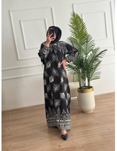 Otantik Desen Elbise